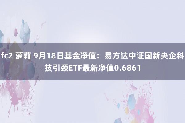 fc2 萝莉 9月18日基金净值：易方达中证国新央企科技引颈ETF最新净值0.6861