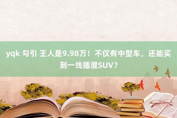 yqk 勾引 王人是9.98万！不仅有中型车，还能买到一线插混SUV？