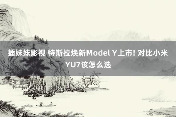 插妹妹影视 特斯拉焕新Model Y上市! 对比小米YU7该怎么选